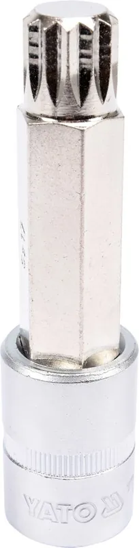 Plată sigură Bit Spline Cu Adaptor 1 2 , M17, 100Mm YATO