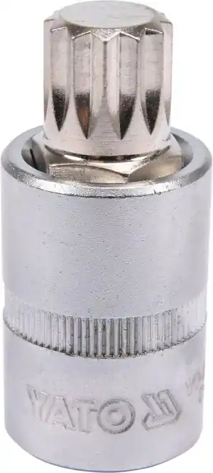 Bit Spline M16, Cu Adaptor 1 2 , 55Mm YATO Super ofertă