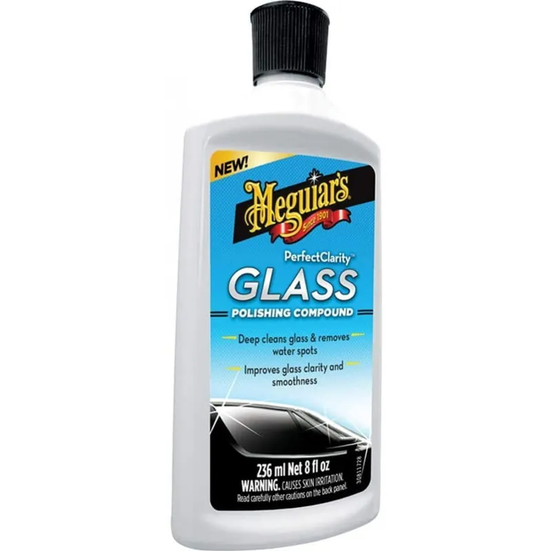 Meguiar’s Perfect Clarity Glass Polishing Compound Pasta Polish Sticla 235ML G8408 Preț redus
