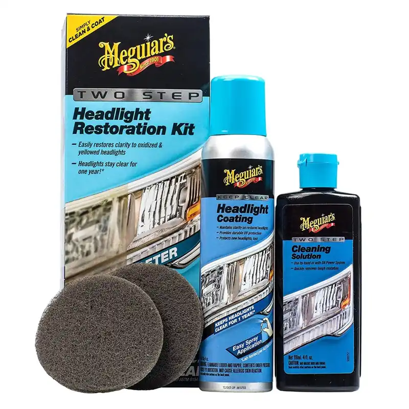 Reducere Meguiar s Kit Polish Faruri Two Step Headlight Restoration Kit G2970 Meguiar's