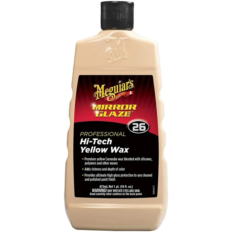 Meguiar s Hi-Tech Yellow Wax Ceara Auto 476ML M2616MG Meguiar's Transport gratuit