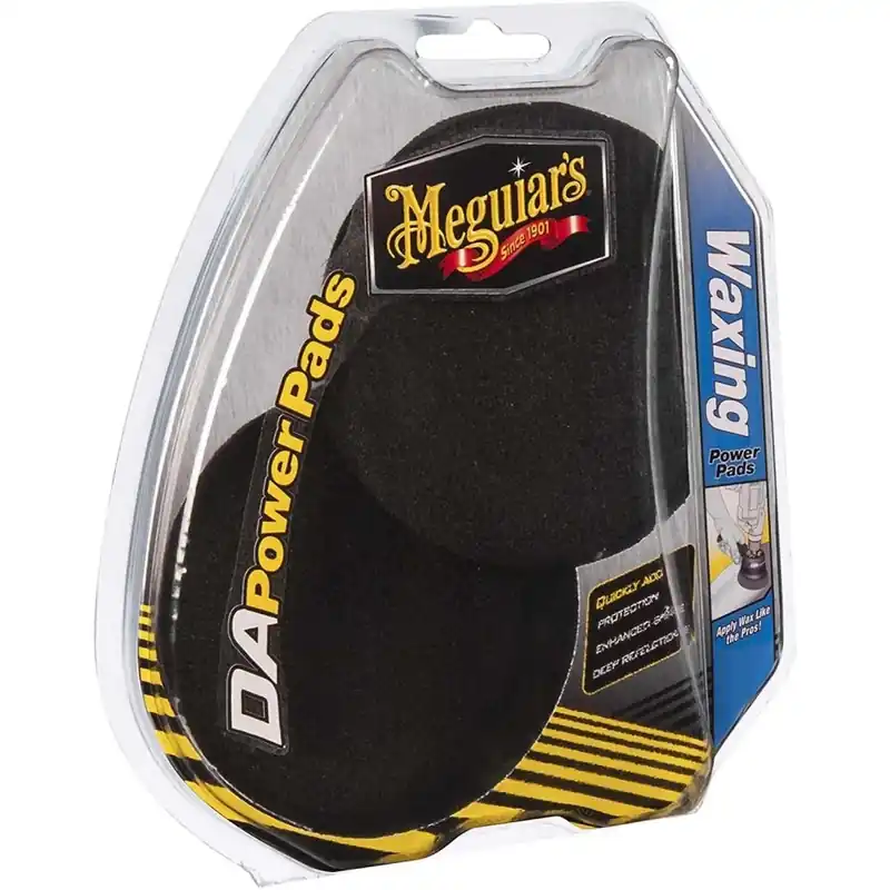 Popular Set 2 Buc Burete Fin Ceruire Meguiar s DA Waxing Power Pads 101MM G3509INTMG Meguiar's