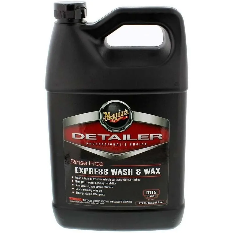 Disponibil imediat Sampon Auto Meguiar s Rinse Free Express Wash and Wax D115 3.78L D11501MG Meguiar's