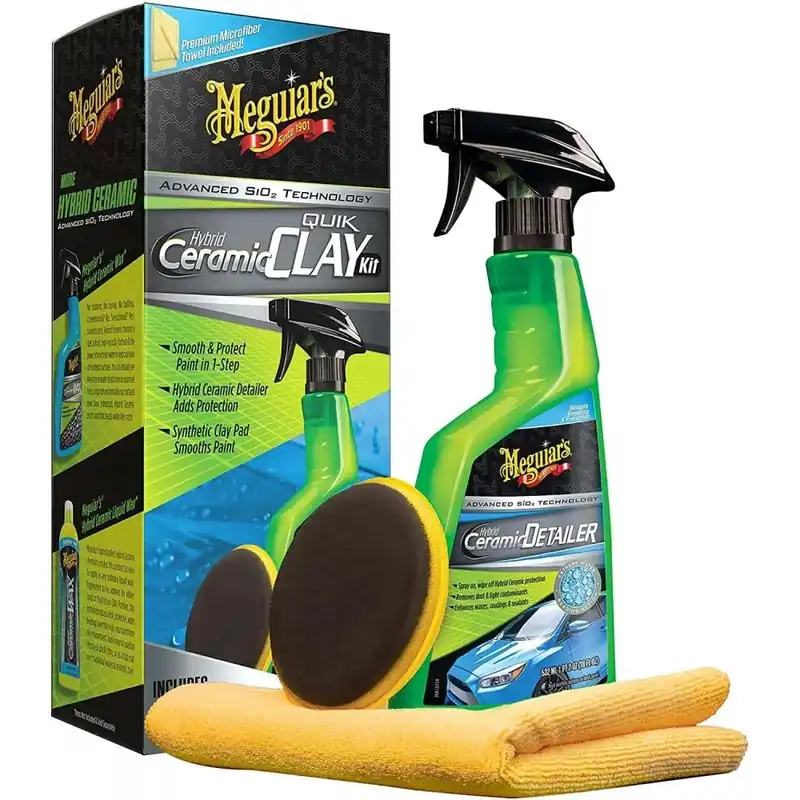 Kit Decontaminare Meguiar s Hybrid Ceramic Quik Clay G200200MG Meguiar's Nu rata