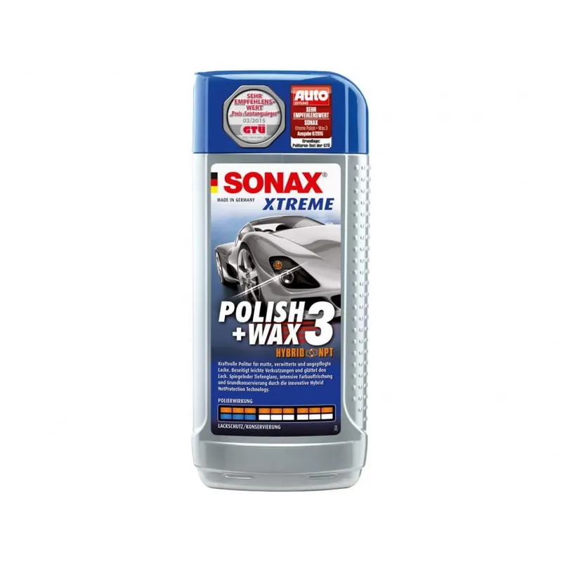 Reducere Sonax Xtreme Polish & Wax Pasta Polish & Ceara 3 Hybrid NPT 250ML SO202100