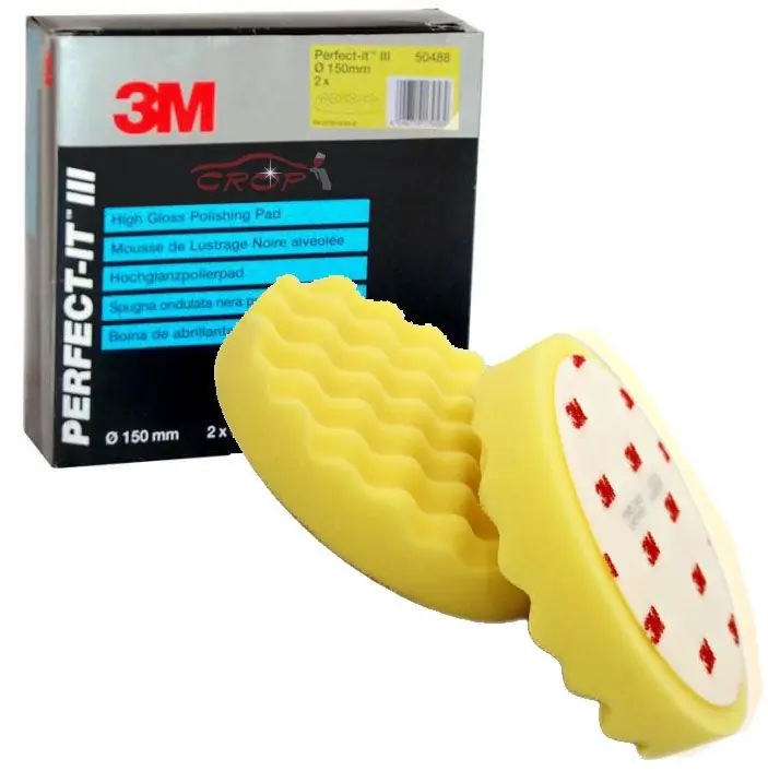 3M Burete Polish Abraziv Galben 150MM 504883M Discount