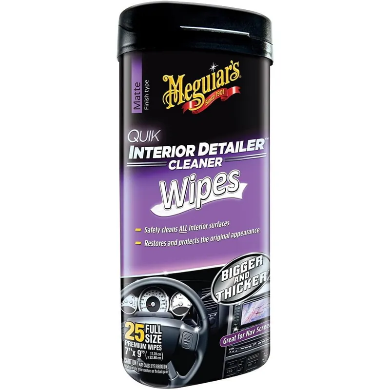 Cumpără online Meguiar’s Interior Detailer Cleaner Servetele Umede Curatat Interior 25BUC G13600