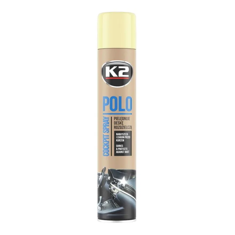 Expediere rapidă K2 Polo Cockpit Spray Silicon Bord Vanilla 750ML