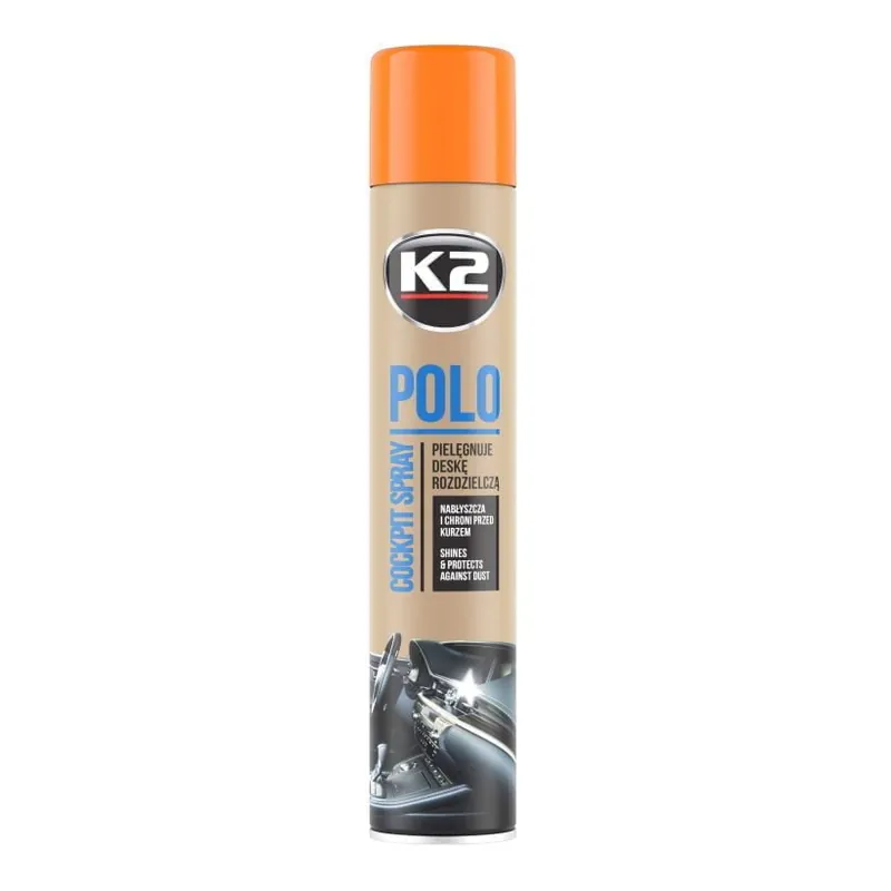 K2 Polo Cockpit Spray Silicon Bord Peach 750ML Ieftin