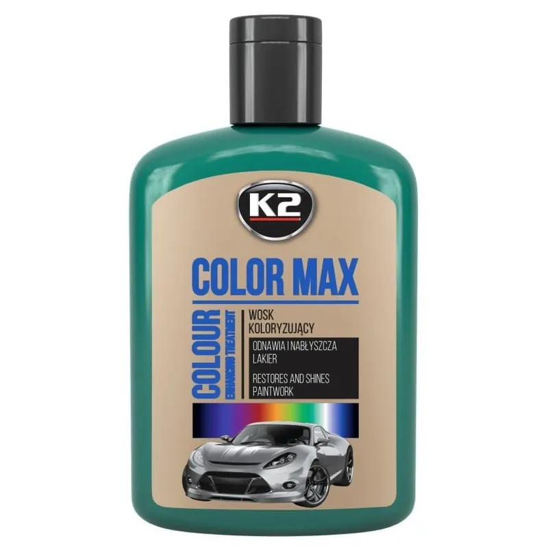 K2 Color Max Ceara Auto Verde Inchis 200ML Plată securizată