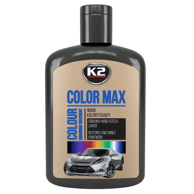 K2 Color Max Ceara Auto Negru 200ML Noutate