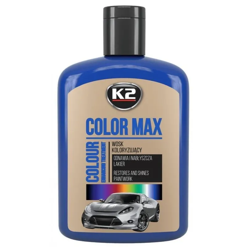 K2 Color Max Ceara Auto Albastru 200ML Retur ușor