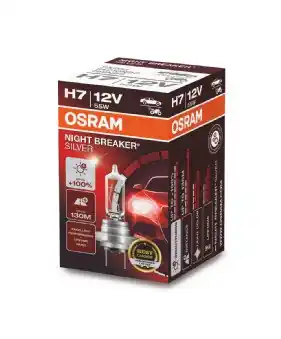 Bec 12V H7 55 W Night Breaker Silver +100% Osram ams-OSRAM Promoție