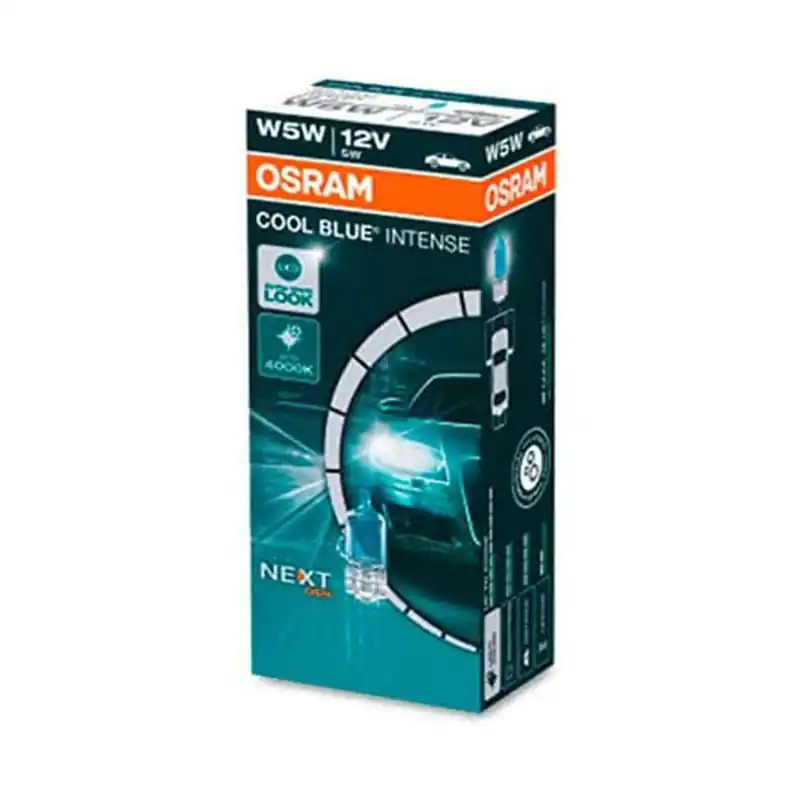 Reduceri Bec 12V W5W Cool Blue Intense Nextgen Set 10 Buc Osram ams-OSRAM