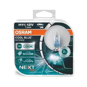 Cel mai vândut Set 2 Becuri 12V H11 55 W Cool Blue Intense Nextgen Osram ams-OSRAM