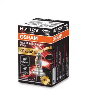 Ofertă specială Bec 12V H7 55 W Night Breaker +200% Osram ams-OSRAM