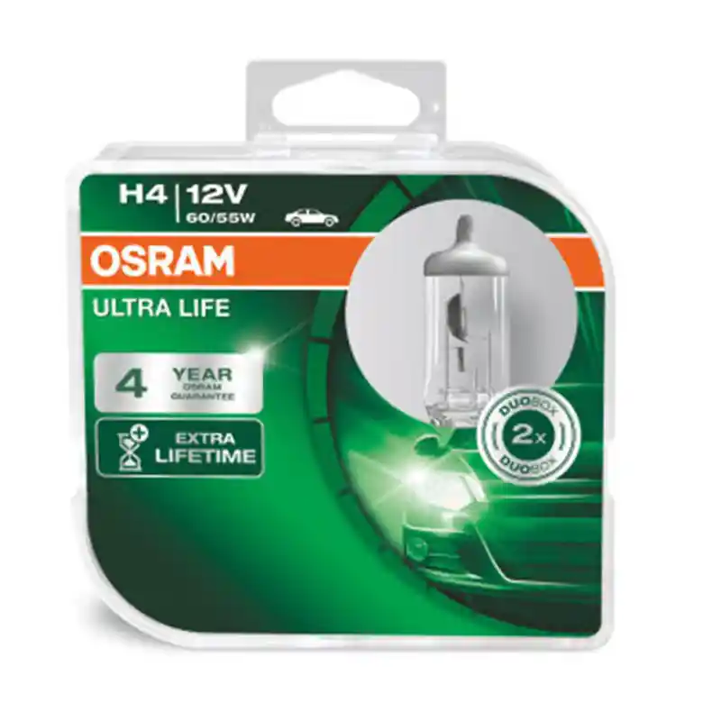 Set 2 Becuri 12V H4 60 55 W Ultra Life Osram ams-OSRAM Chilipir