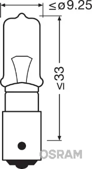 Retur ușor Bec Camion 24V H21W Original Set 10 Buc Osram ams-OSRAM