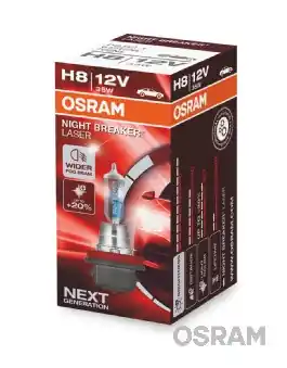 Bec 12V H8 35 W Night Breaker Laser Nextgen +150% Osram ams-OSRAM Cel mai vândut