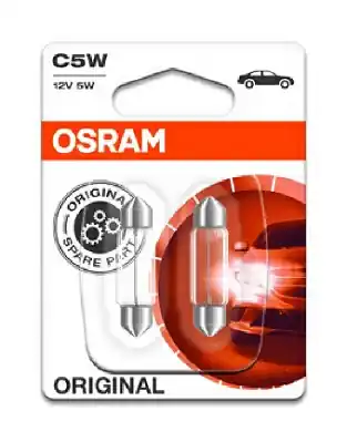 Set 2 Becuri 12V C5W Original Blister Osram ams-OSRAM Ofertă specială