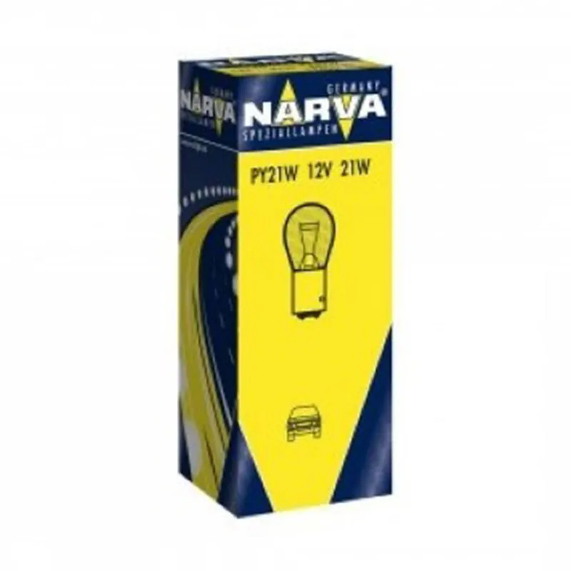 Bec Semnalizare 12V Py21W Galben Set 10 Buc Narva NARVA Plată securizată