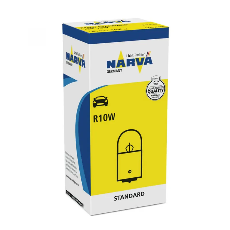 Bec Auxiliar 12V R10W Set 10 Buc Narva NARVA Reducere extra