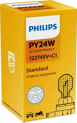Disponibil imediat Bec Semnalizare 12V Py24 Silver Vision Philips PHILIPS