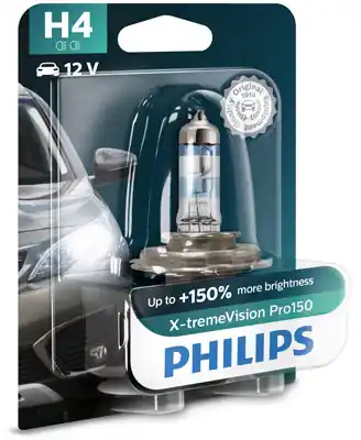 Doar azi Bec Far H4 60 55W 12V X-Treme Vision Pro150 (Blister) Philips PHILIPS