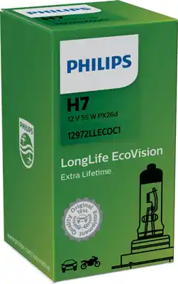 Livrare rapidă Bec Far H7 55W 12V Longer Life Ecovision (Cutie) Philips PHILIPS
