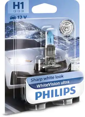 Ofertă de sezon Bec Far H1 55W 12V White Vision Ultra (Blister) Philips PHILIPS