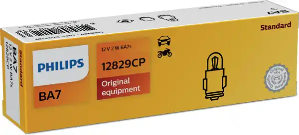 Plată sigură Bec 12V Ba7 Bau15S Set 10 Buc Vision Philips PHILIPS