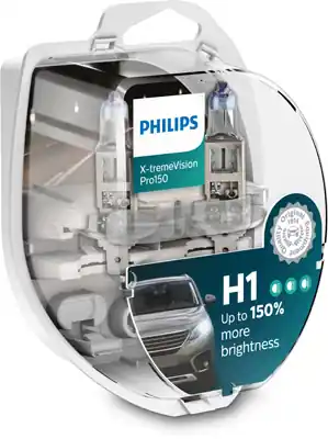 Set 2 Becuri Far H1 55W 12V X-Treme Vision Pro150 Philips PHILIPS Vezi acum
