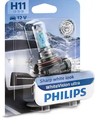 Bec Far H11 12V 55W White Vision Ultra (Blister) Philips PHILIPS Doar azi