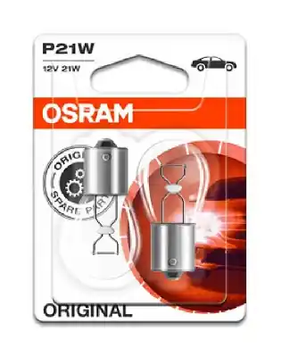 Discount Set 2 Becuri 12V P21W Original Blister Osram ams-OSRAM
