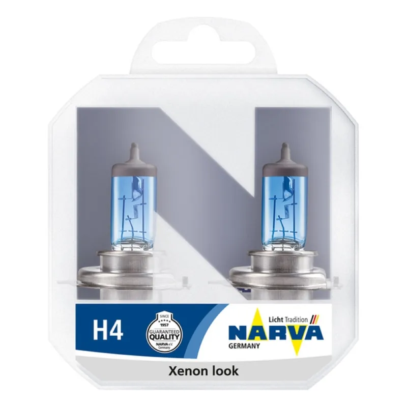 Discount Set 2 Becuri Far H4 60 55W 12V Range Power White Narva NARVA