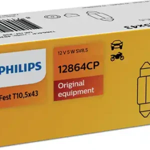 Bec Festoon T10.5X43 5W Sv8.5 12V Set 10 Buc Philips PHILIPS Cumpărături sigure
