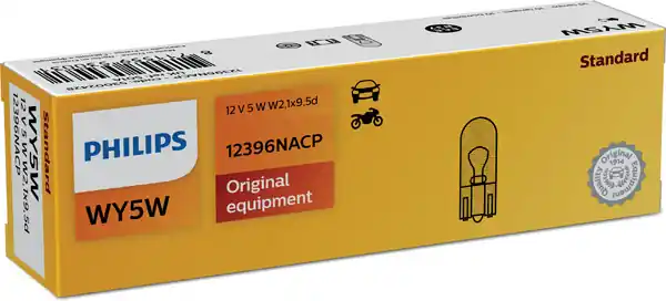 Bec Fara Soclu Wy5W 12V Set 10 Buc Philips PHILIPS Comandă acum