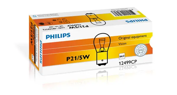 Promoție Bec Frana P21 5W 12V Set 10 Buc Philips PHILIPS