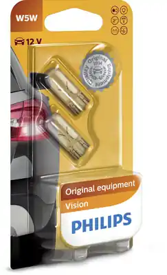 Set 2 Becuri Fara Soclu W5W 12V Philips(Blister) PHILIPS Ofertă exclusivă