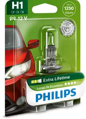 Promoție Bec Far H1 55W 12V Longer Life Ecovision Philips PHILIPS