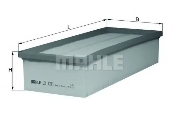 Filtru aer MAHLE ORIGINAL LX 1211 MAHLE Retur ușor