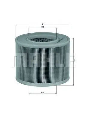 Popular Filtru aer MAHLE ORIGINAL LX 986 MAHLE