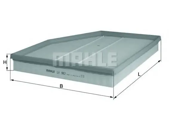 Reduceri Filtru aer MAHLE ORIGINAL LX 982 MAHLE