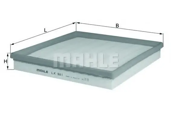 Filtru aer MAHLE ORIGINAL LX 981 MAHLE Ofertă specială