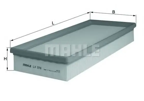 Filtru aer MAHLE ORIGINAL LX 978 MAHLE Noutate