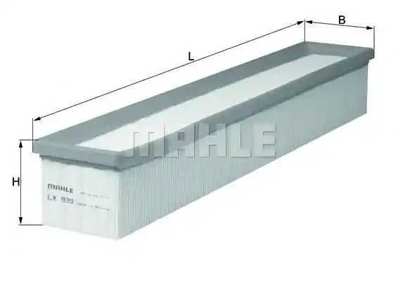 Filtru aer MAHLE ORIGINAL LX 939 MAHLE Cel mai bun preț