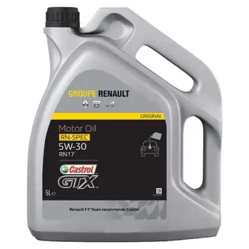 Ofertă exclusivă Ulei motor Renault - Castrol GTX RN17 5W30 5L OE Renault