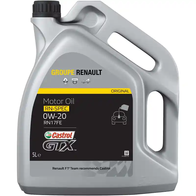 Ofertă limitată Ulei motor Renault - Castrol GTX RN17 FE 0W20 5L OE Renault