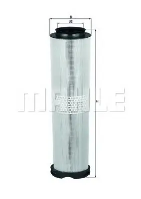 Filtru aer MAHLE ORIGINAL LX 816 5 MAHLE Livrare gratuită