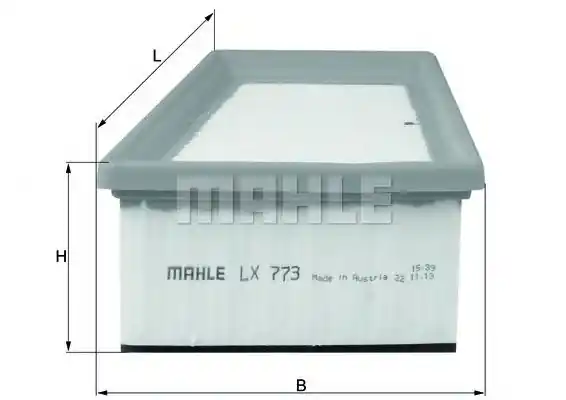 Ofertă Filtru aer MAHLE ORIGINAL LX 773 MAHLE